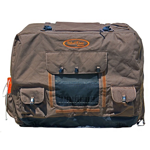 The Dixie Brown Kennel Cover by Mud River Dog Products