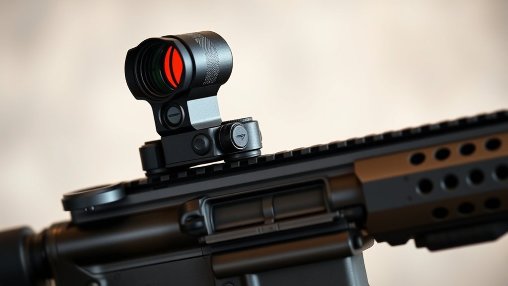 aligning sights for quick aim