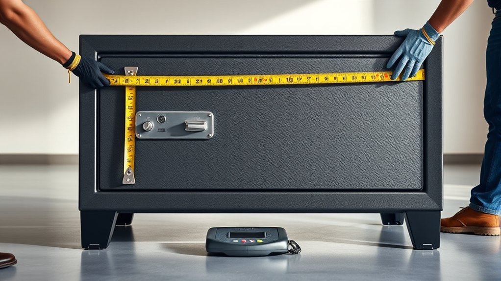 assess safe weight size