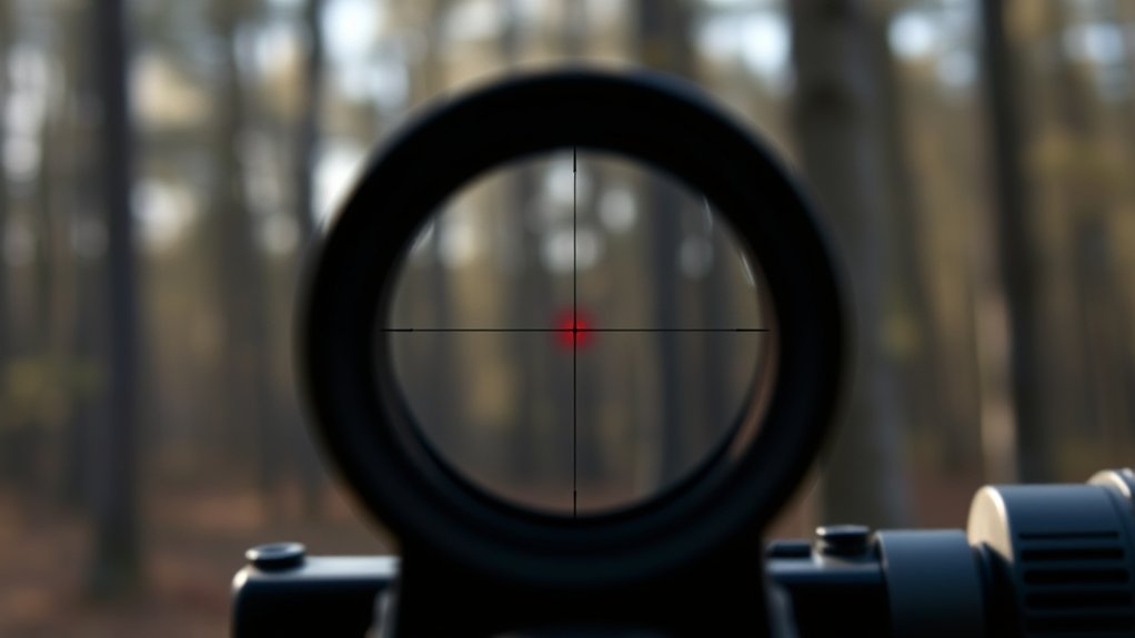 blurry distorted reticle focus
