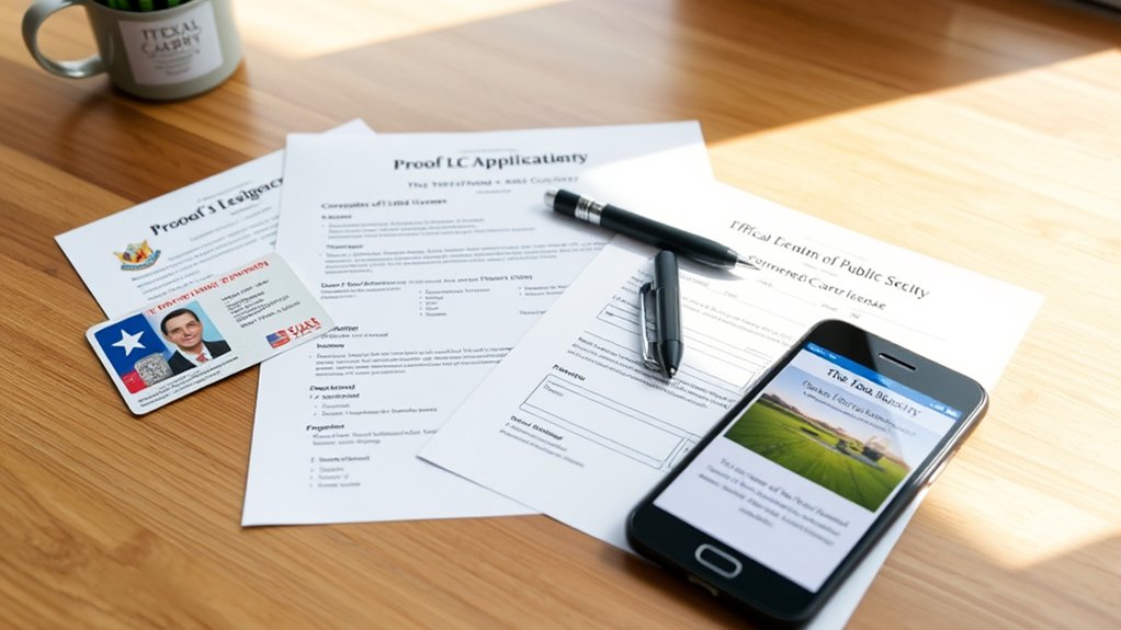 collect necessary application documents