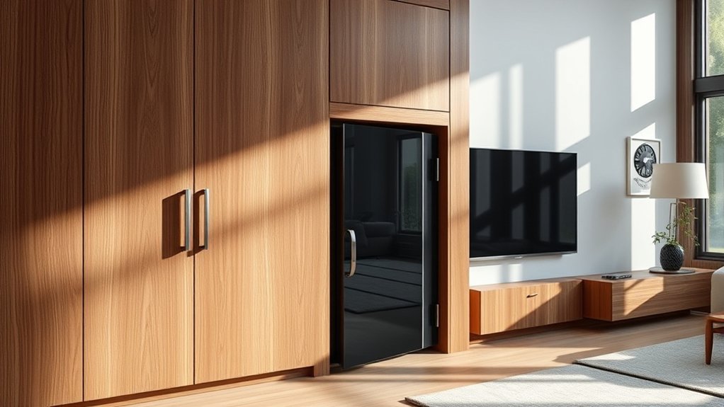 concealed wall safe integration