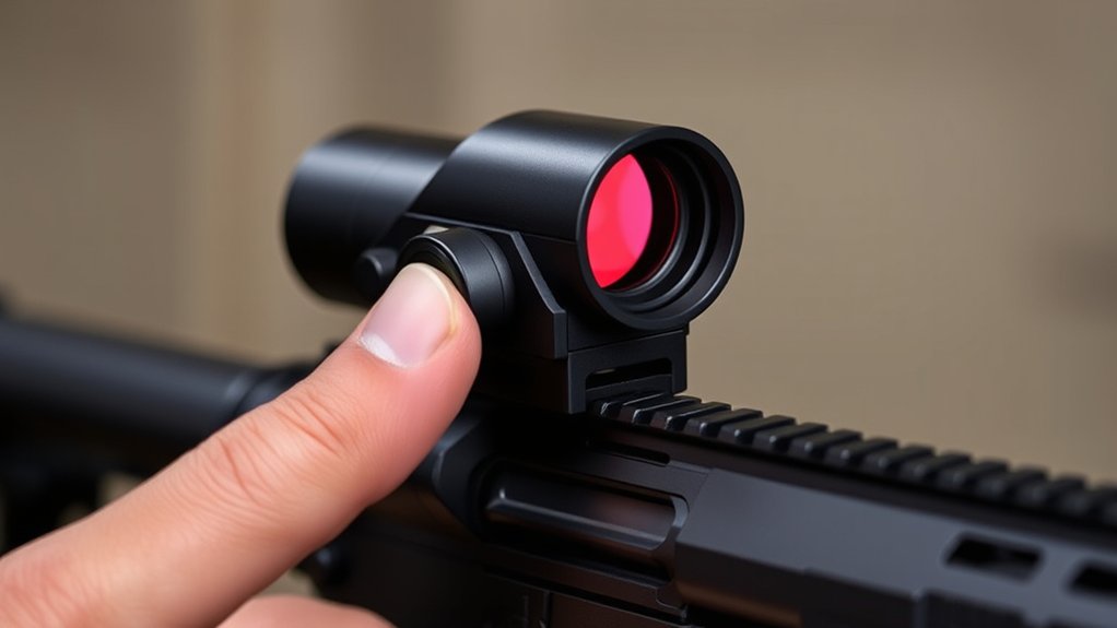 disable holosun red dot