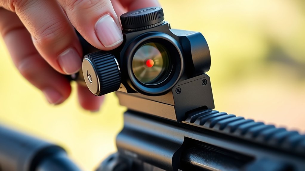 disable vortex red dot