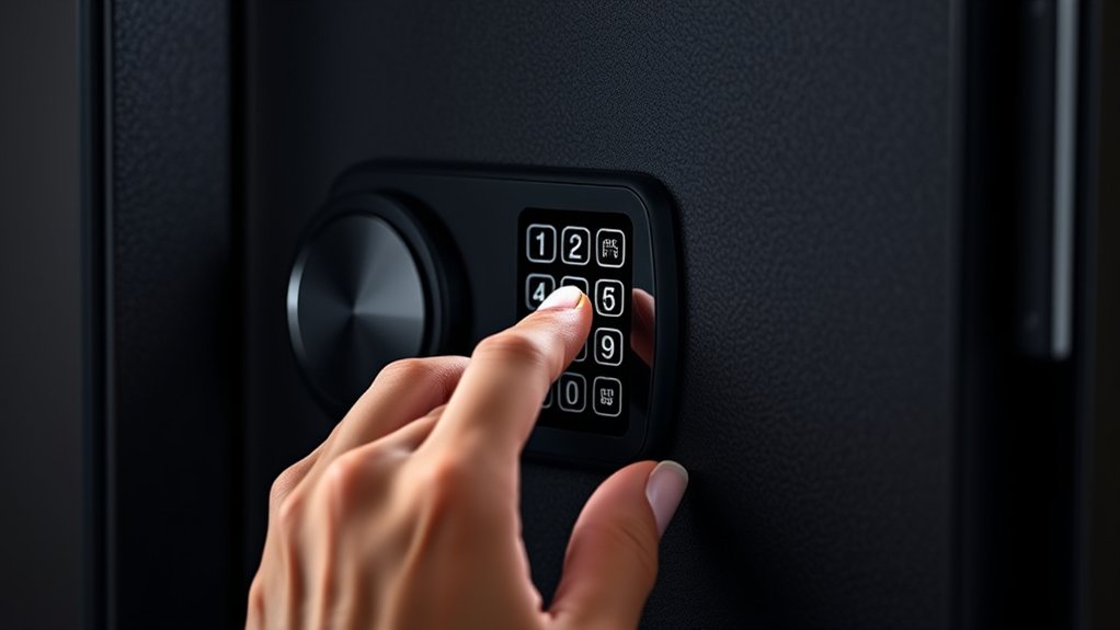 electronic keypad security procedure