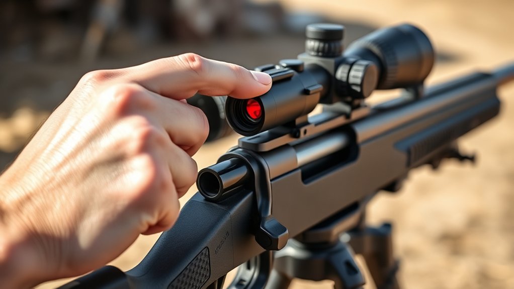 ensure firearm and scope readiness