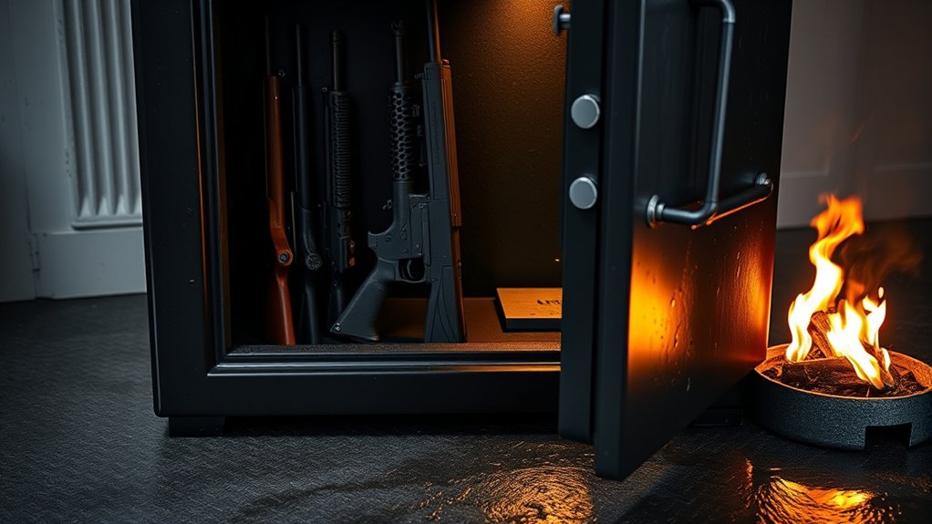 fireproof waterproof gun safes