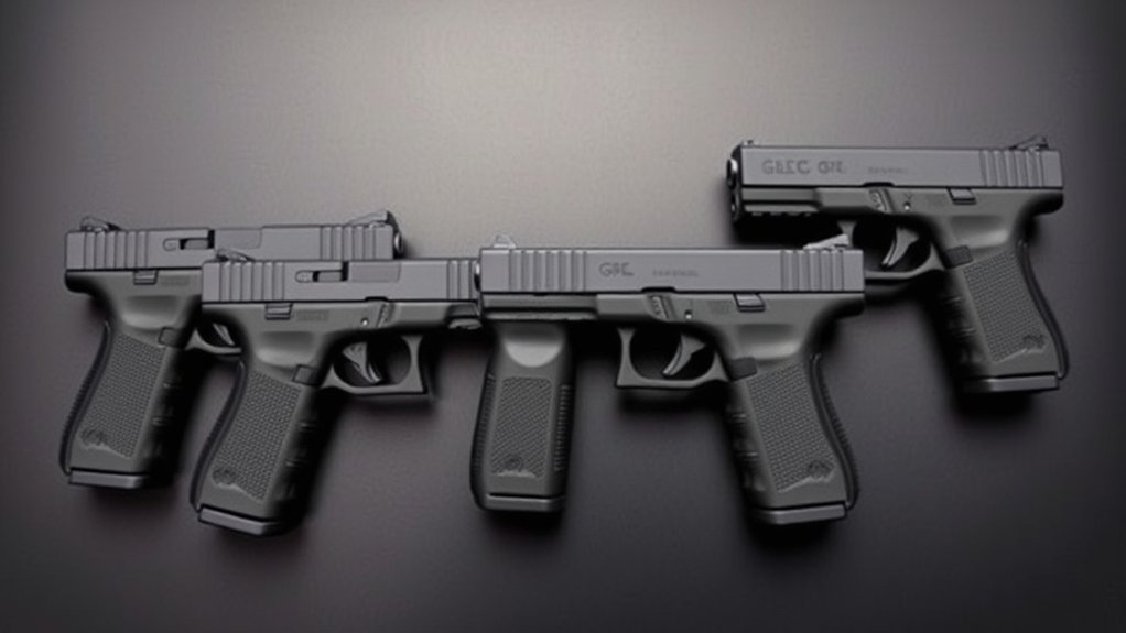 glock sizes and capacities