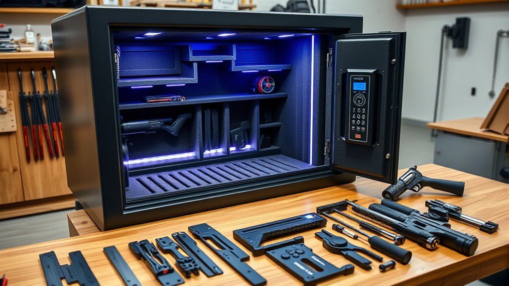 gun safe customization ideas