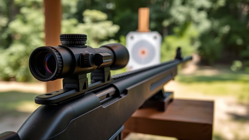 initial zeroing at 10 yards