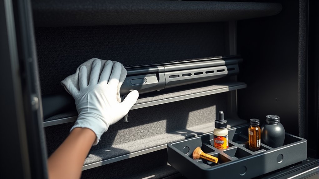 interior cleaning and maintenance