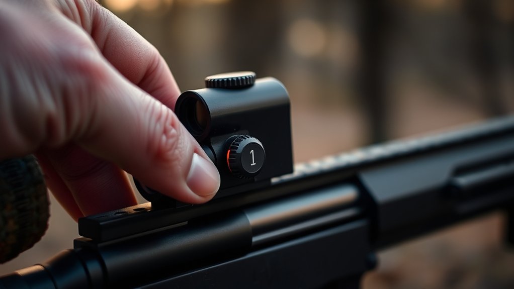 locate sight power button
