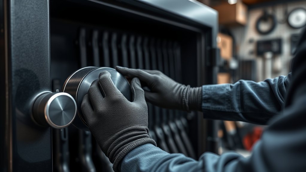 locksmiths opening gun safes