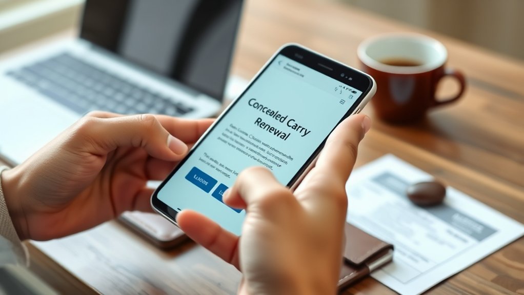 online permit renewal steps