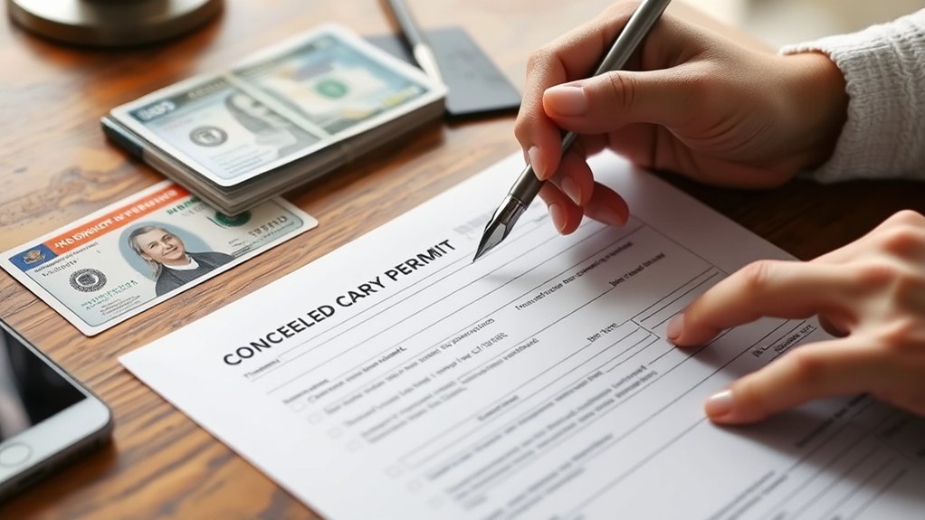 permit application and fees