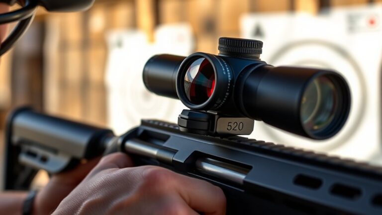 red dot scope zeroing
