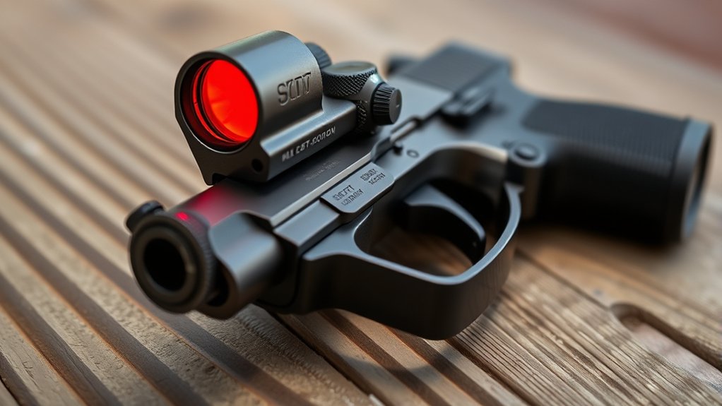 red dot sight aiming device