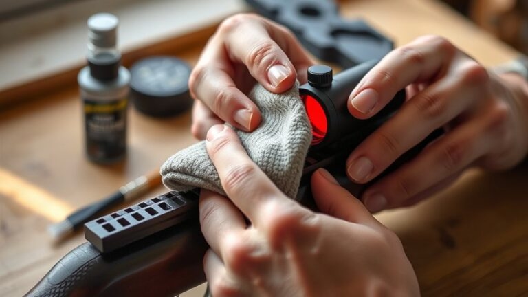 red dot sight cleaning guide