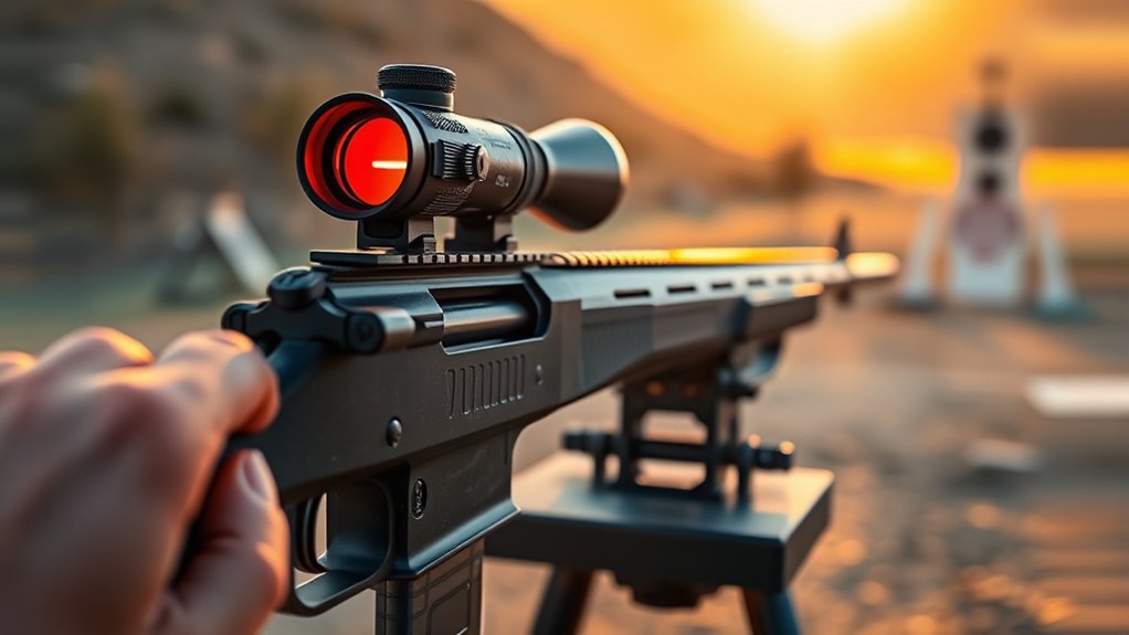 red dot sight zeroing
