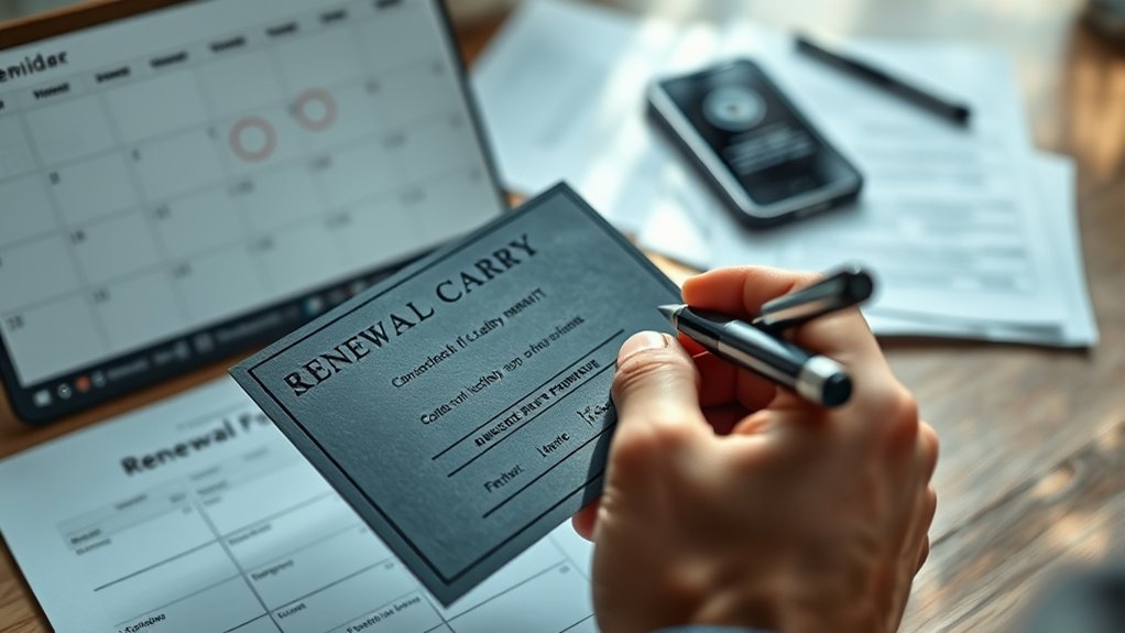 renew before permit expiry