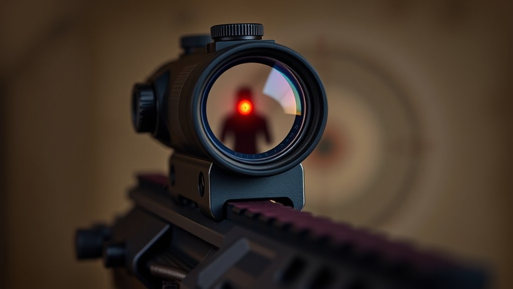 reticle size at distance