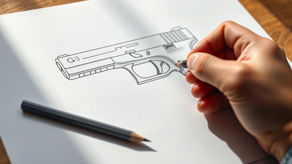 sketch outline proportion structure