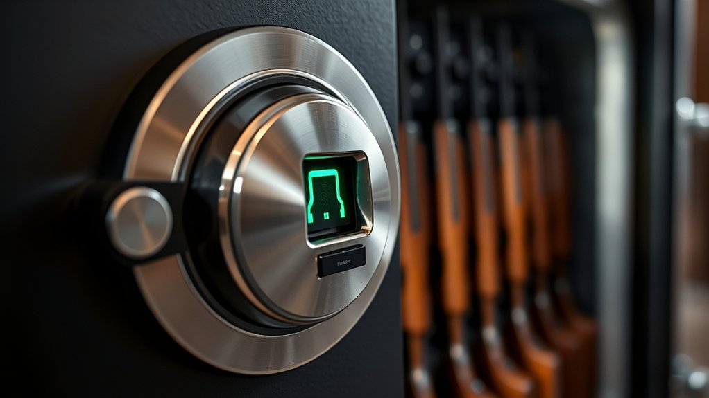 types of gun safe locks