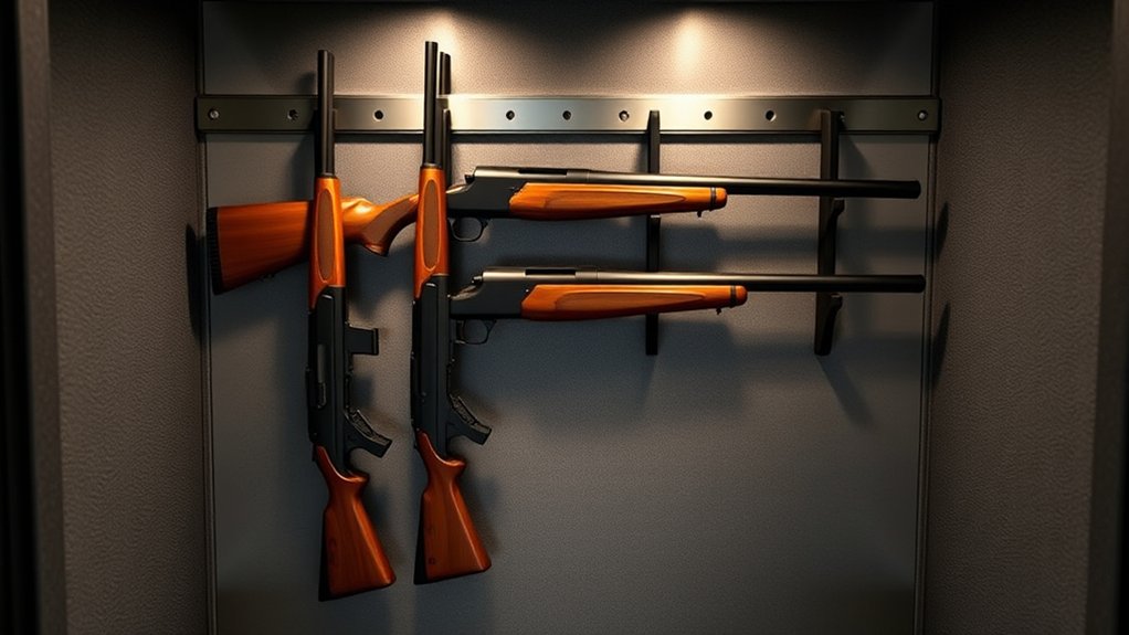 vertical rifle storage solutions