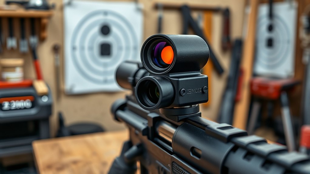 zeroing red dot sight