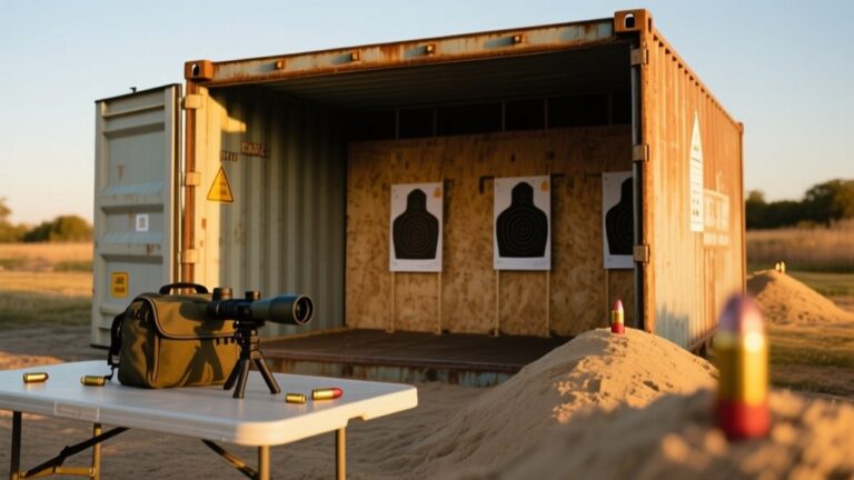 container shooting range costs