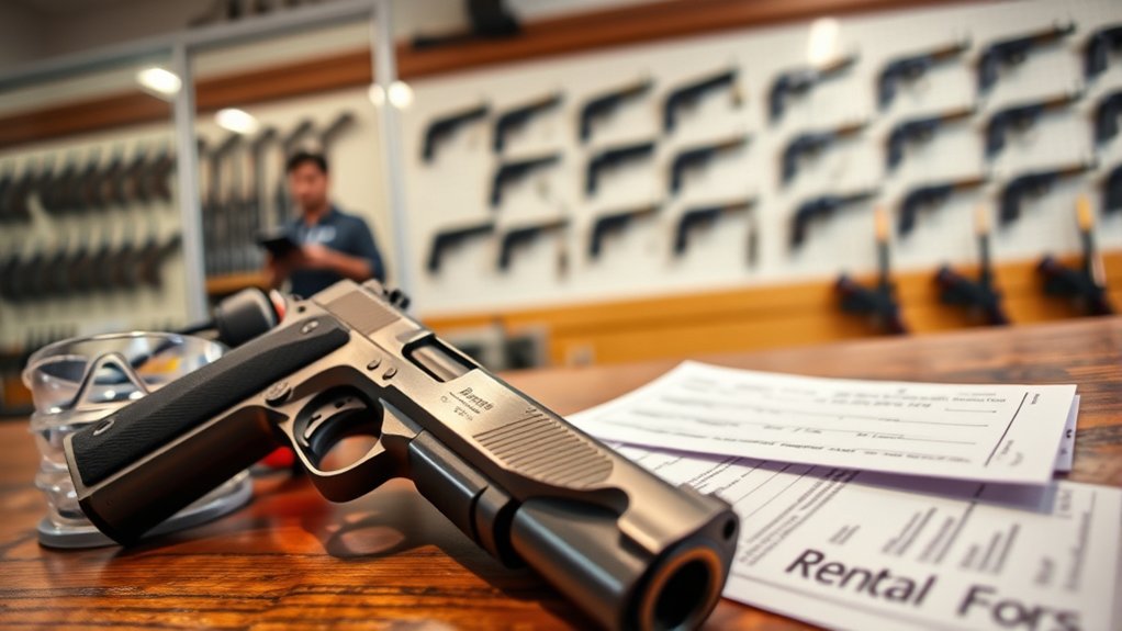 gun rentals at ranges