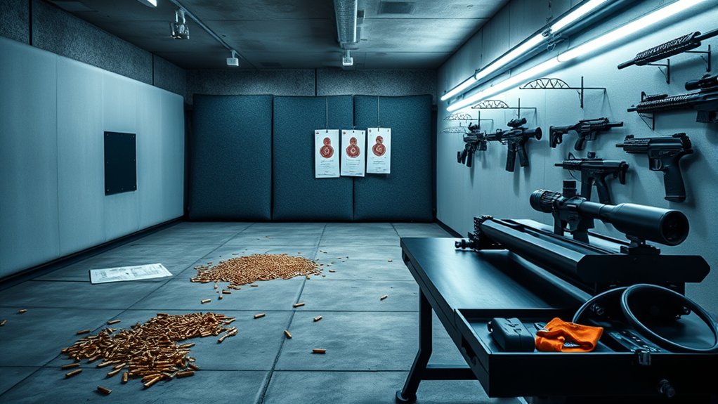 home shooting range upkeep