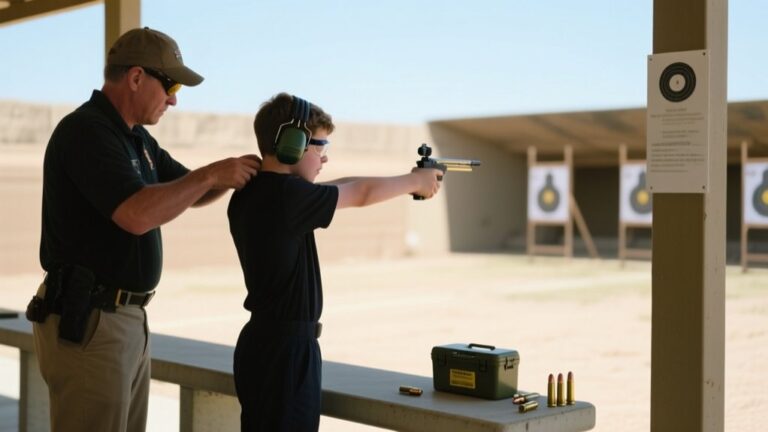 minors and gun ranges