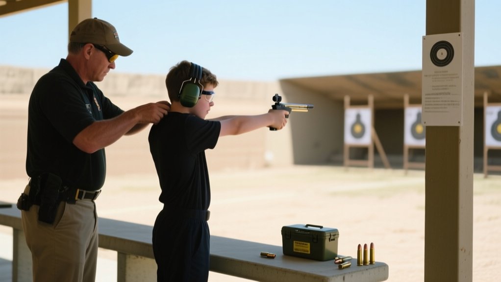 minors and gun ranges