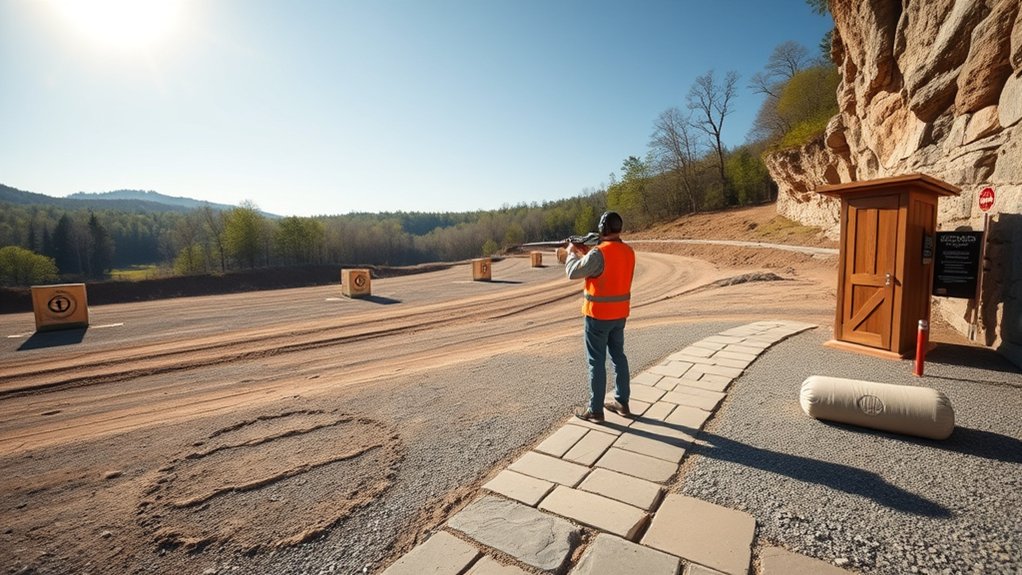outdoor shooting range access