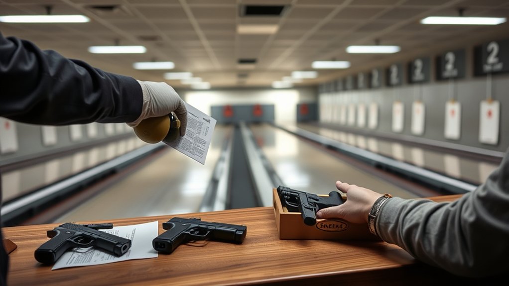 renting guns requires id