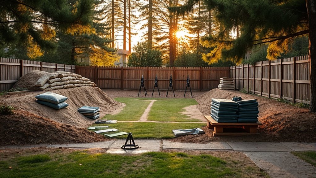 safe backyard shooting location
