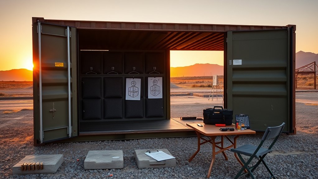 safe indoor shooting solution