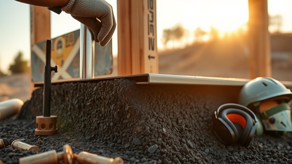 safe reliable backstop materials