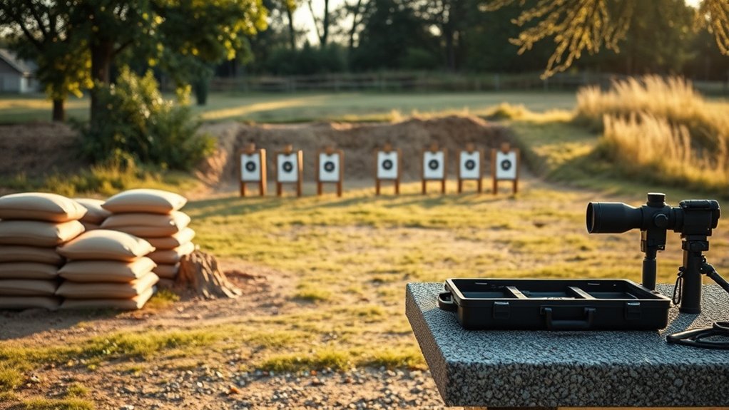 safe spacious shooting range