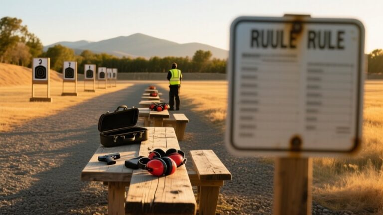 shooting range access rules