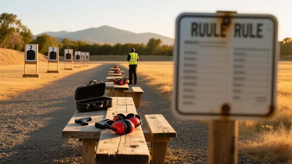 shooting range access rules