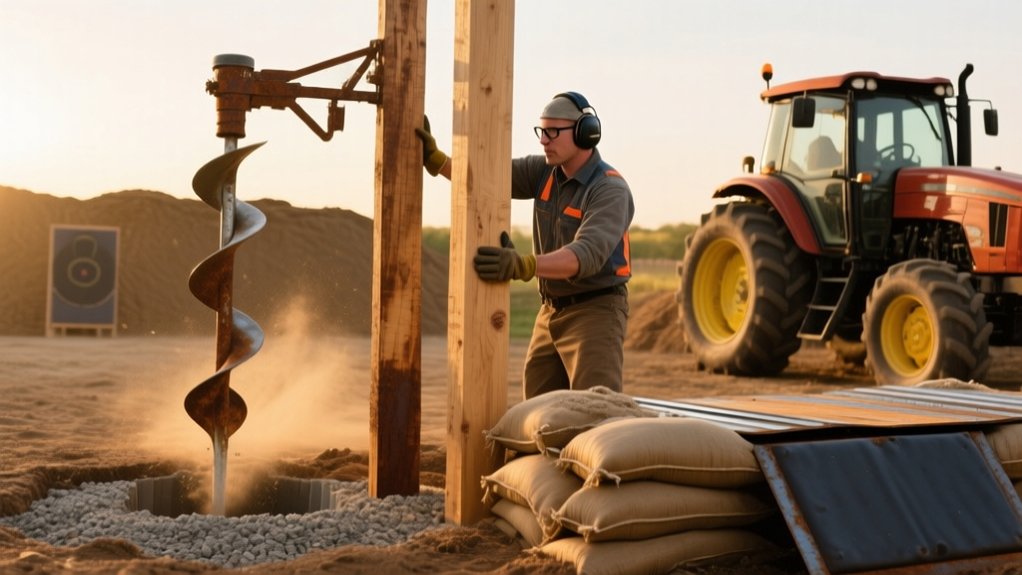 shooting range backstop construction guide