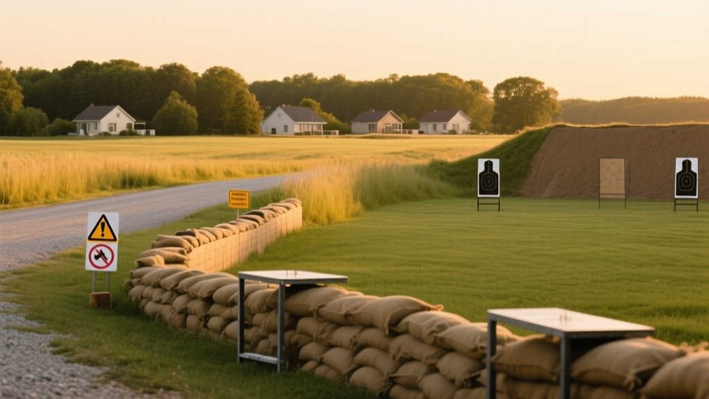 shooting range safety distance