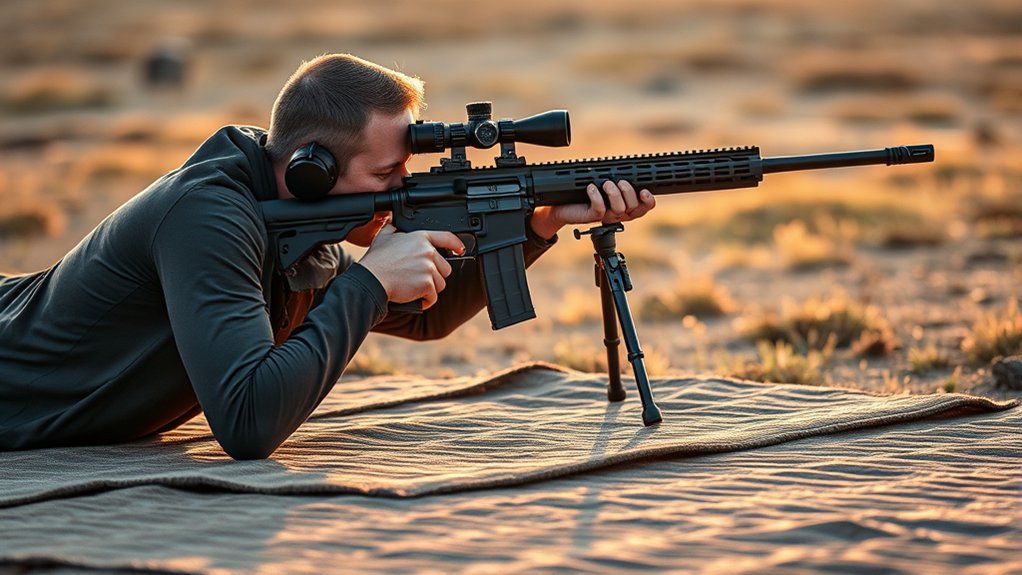stable rifle shooting position