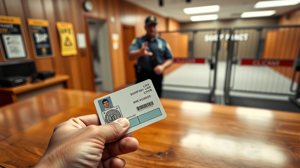 valid id and credentials required