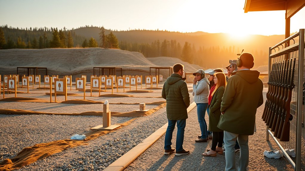 variety of firearms rentals