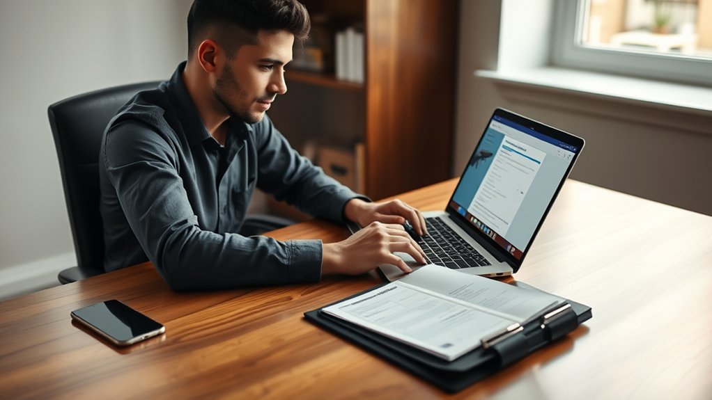 complete online application process