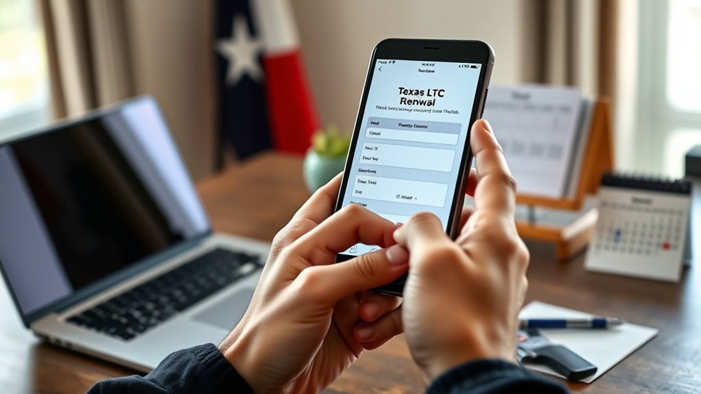 online ltc renewal steps