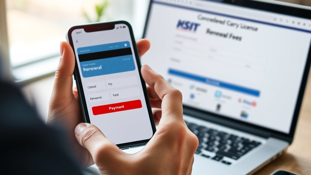 online renewal payment methods